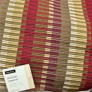 Harman woven textured placemats 8 pc